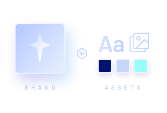 Logo de marque et éléments graphiques pour la conception UXUI