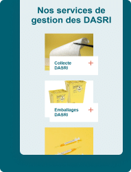 Services de gestion des DASRI : Collecte et emballage