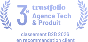 3e classement Trustfolio Agence Tech & Produit en recommandation client
